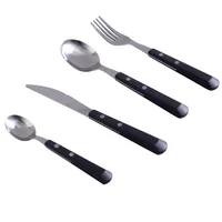 Set De Cubiertos 24 Piezas Bambú