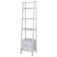 Estante Home con Cajon 38x44x178 cm Blanco