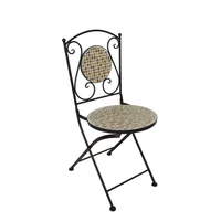 Silla Mosaico 1 Pieza Metal Curaiva Multicolor