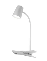 Lámpara Escritorio LED Pinza Kiss Blanco