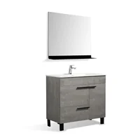 Mueble De Baño Con Lavamanos Piso Gill 101X46.5X85.8cm