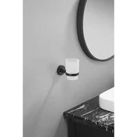 Porta Vaso Chicago Negro Mate Sensi Dacqua