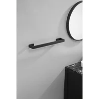 Toallero Barra 46cm Newyork Negro Mate Sensi Dacqua