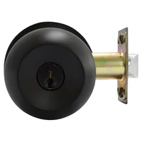 Cerradura Pomo Alcoba Negro Fixser
