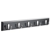 Percha 5 Ganchos Negro