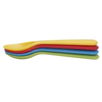 Cuchara Plástico Colores 4 Unidades