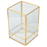 Farol Metal Vidrio 13X13X18Cm