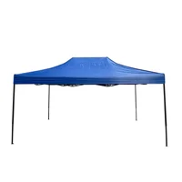 Toldo Plegable Polietileno Azul 200 x 300 cm
