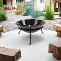 Brasero Circular Acero con Soporte Diámetro 64cm