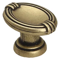Pomo 28mm Zamak Cuero Viejo Gg32