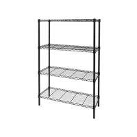 Estantería Metálica 4 Niveles 35x90x137cm Negra