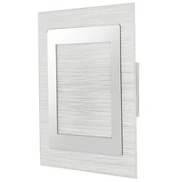 Plafon Cuadrado Classy 2 Luces E27 Cromado