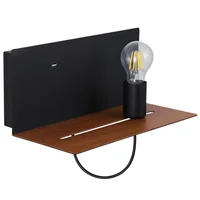 Aplique Joki U1 Luz E27 Negro