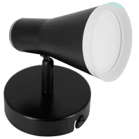 Aplique LED Pipa 1 Luz Neutra Negro