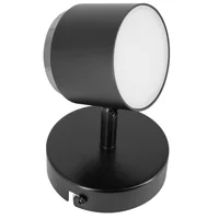 Aplique Kivu Luminario Interior Muro Negro