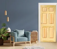 Puerta Pino 6 Paneles 85X200cm Holztek