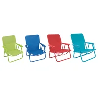 Silla Playa Baja Con Brazos Metal/Textil Multicolor