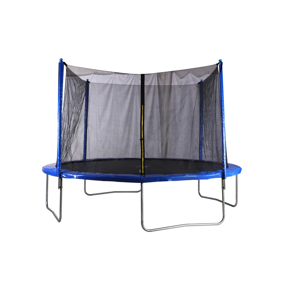 Cama Elástica Kohala Baby De 140 Cm Con Red De Seguridad – Trampolín Infantil Para Niños De 1 A 6 Años, Azul Y Naranja