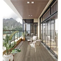 Gres Porcelánico Yale Dark Grey 15x90cm Caja 1.08 m2