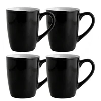 Setx4 Mugs 12Oz Negro