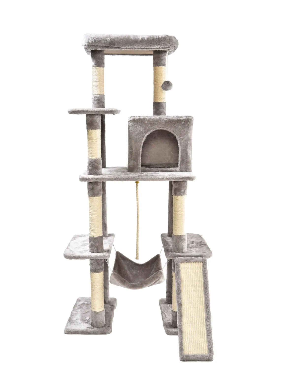 Gimnasio Para Gato Gris 159x77x48.5cm