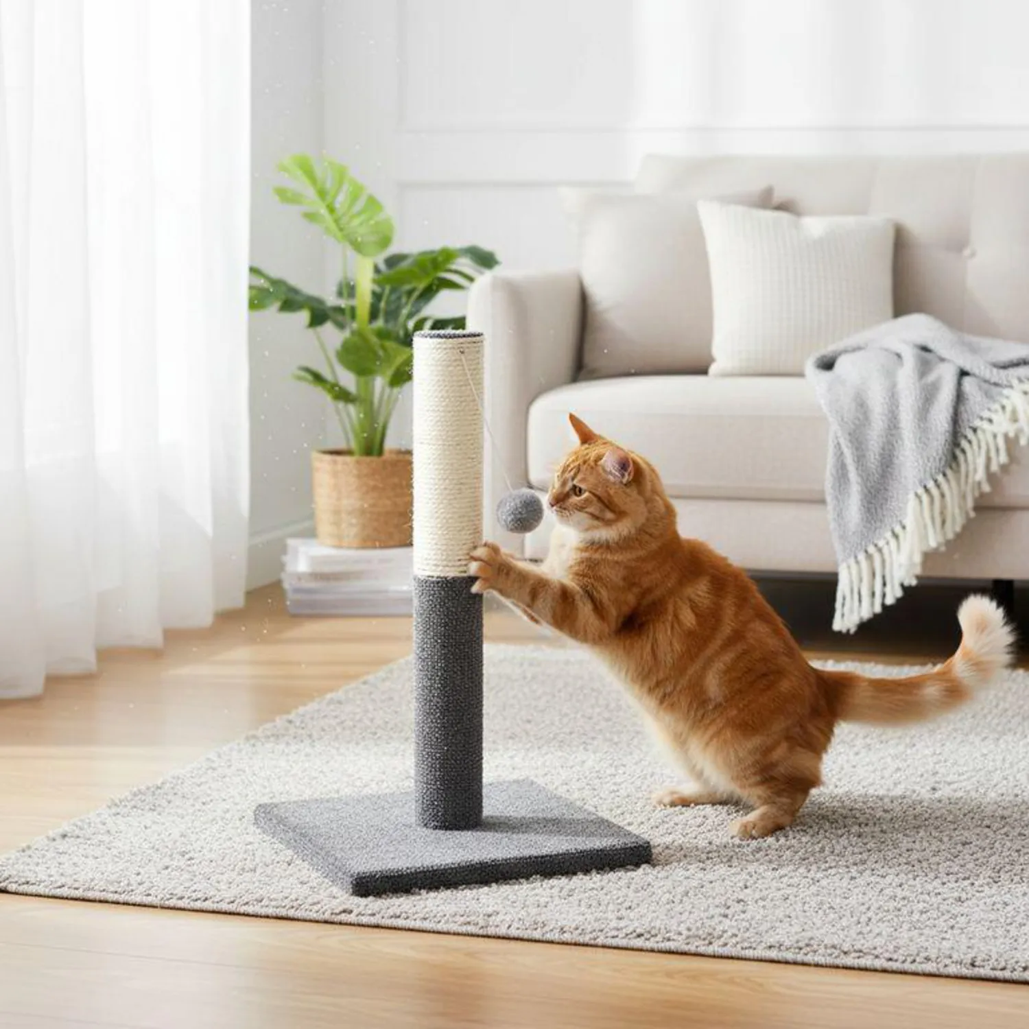 Gimnasio Para Gato Gris 52x31x31cm