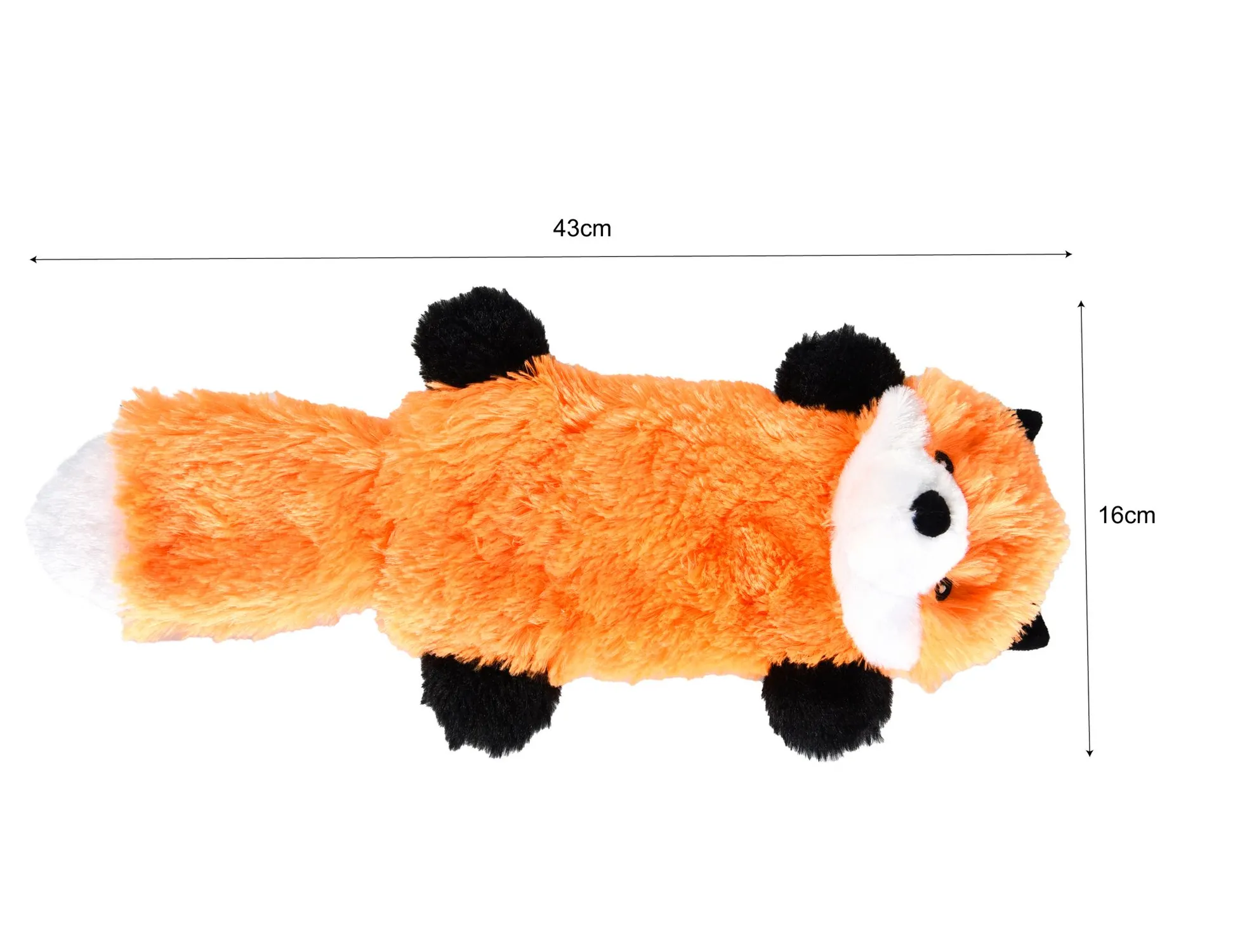 Juguete Para Perro Peluche Zorro 16x43cm Petizoos 6