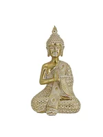 Budha Meditando Dorado 19cm