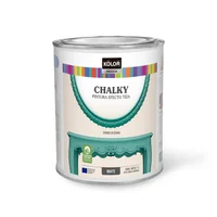 Pintura Efecto Tiza Chalky Brush Verde Océano Mate 1 Litro