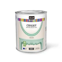 Pintura Efecto Tiza Chalky Brush Verde Menta Mate 1Litro