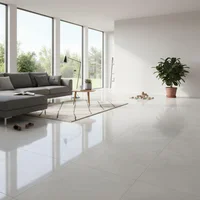 Piso Gres Porcelánico Pulido Nacar Grey 60x60 Cm Caja 1.44 m2