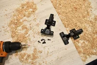Bisagra Negra Curva 35mm Cierre Suave 2P Fixser