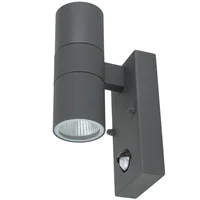 Aplique LED Seoul Con Sensor Gris Oscuro