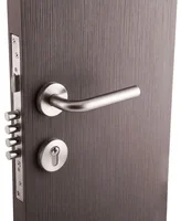 Cerradura De Incrustar Niquel 4 Bulones 2 Piezas Fixser