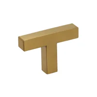 Pomo 10X30mm Inox Oro Mate Gs86