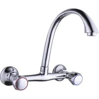 Grifería Lavaplatos Pared Mezcladora Madrid 8 Pulgadas Sensi Dacqua