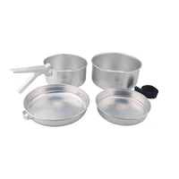 Set Menaje Para Camping Aluminio Expert 5 Piezas Klimber