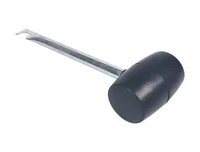 Martillo Camping Con Saca Estacas Goma Negro