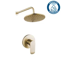 Grifería Monocontrol Ducha Con Plato B Gold Sensi Dacqua