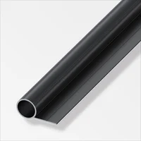 Tubo Redondo 1Br Negro 2.5M