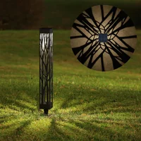 Estaca Solar LED Rama Negro