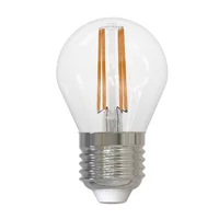 Mini Globo Led Filamento Dimerizable 4w E27 Luz Fría Certificado