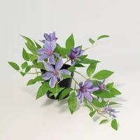Planta Artificial Clematis Violeta 23cm
