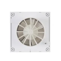Extractor De Aire Para Baño y Cocina Pared/Techo 5pulgadas 120 M3/H Sensor Humedad Y Timer  18x18x11 Cm 110 Voltios Broan