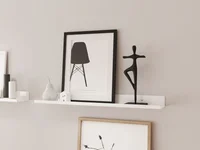 Repisa Spezia 10x60x10cm Blanco