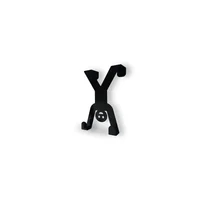 Percha Puerta Metálico Negro