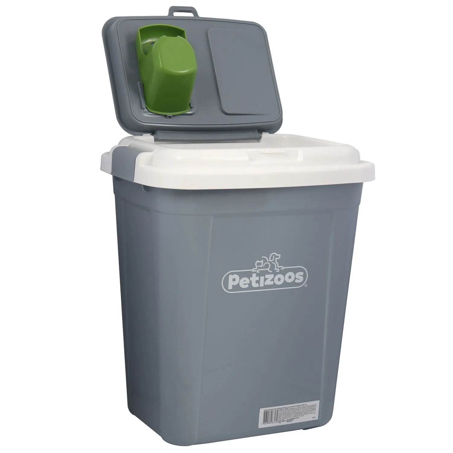 Contenedor Para Perro De Alimento 16 Kg Gris 4