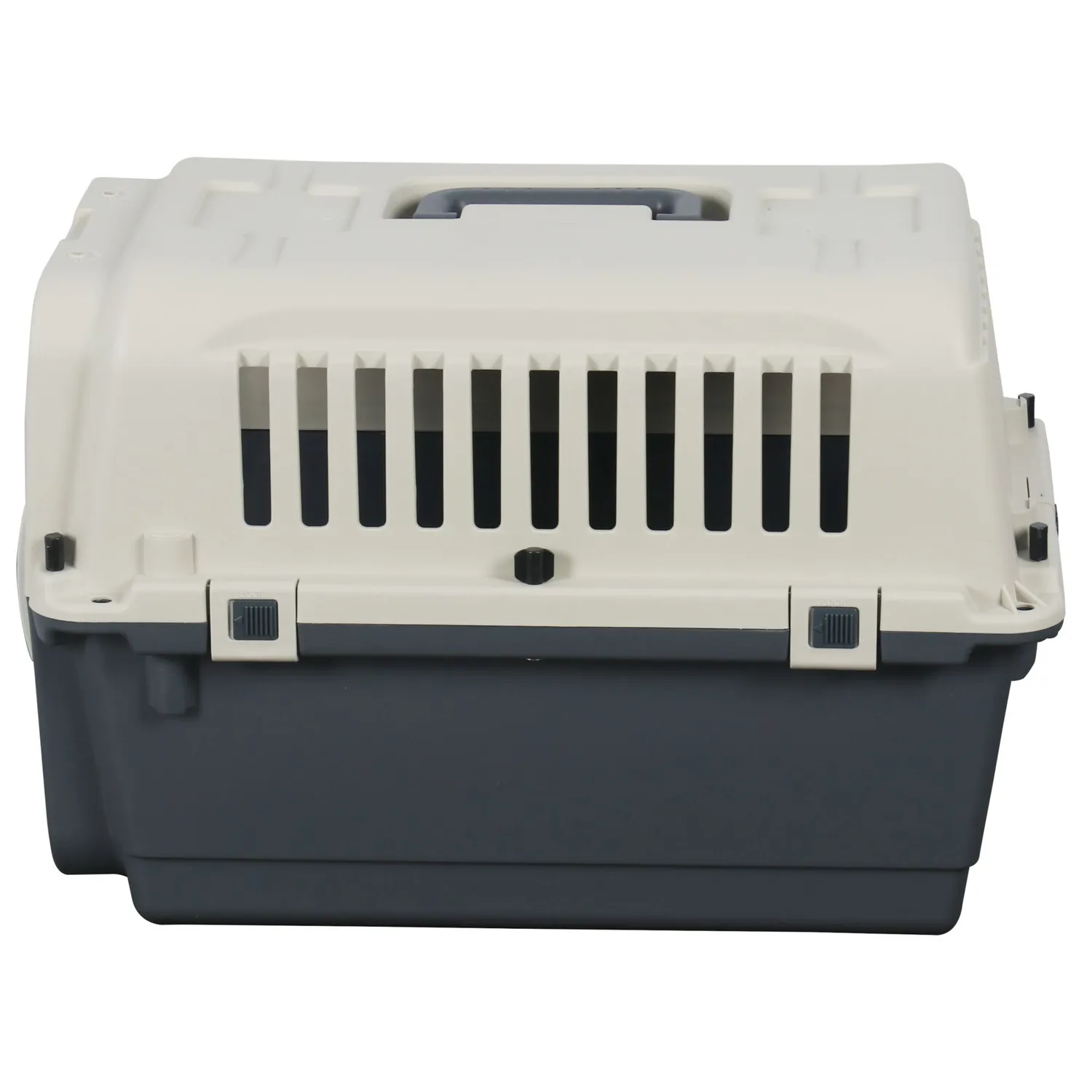 Guacal Para Mascotas Plastico 60.7x40x40.8cm Mediano Crema 5