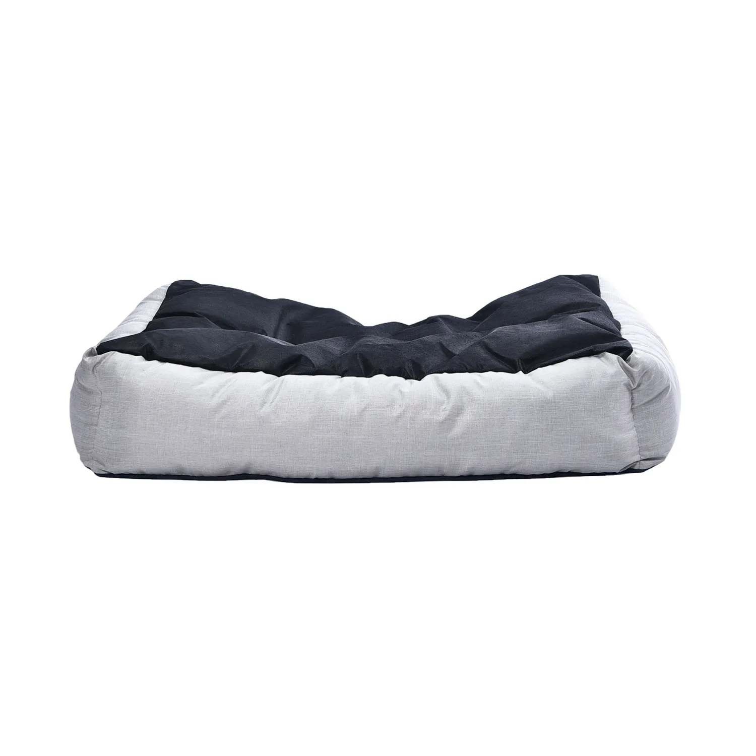 Cama Perro Talla L 90x68 Cm Beige Gris Petizoos 7