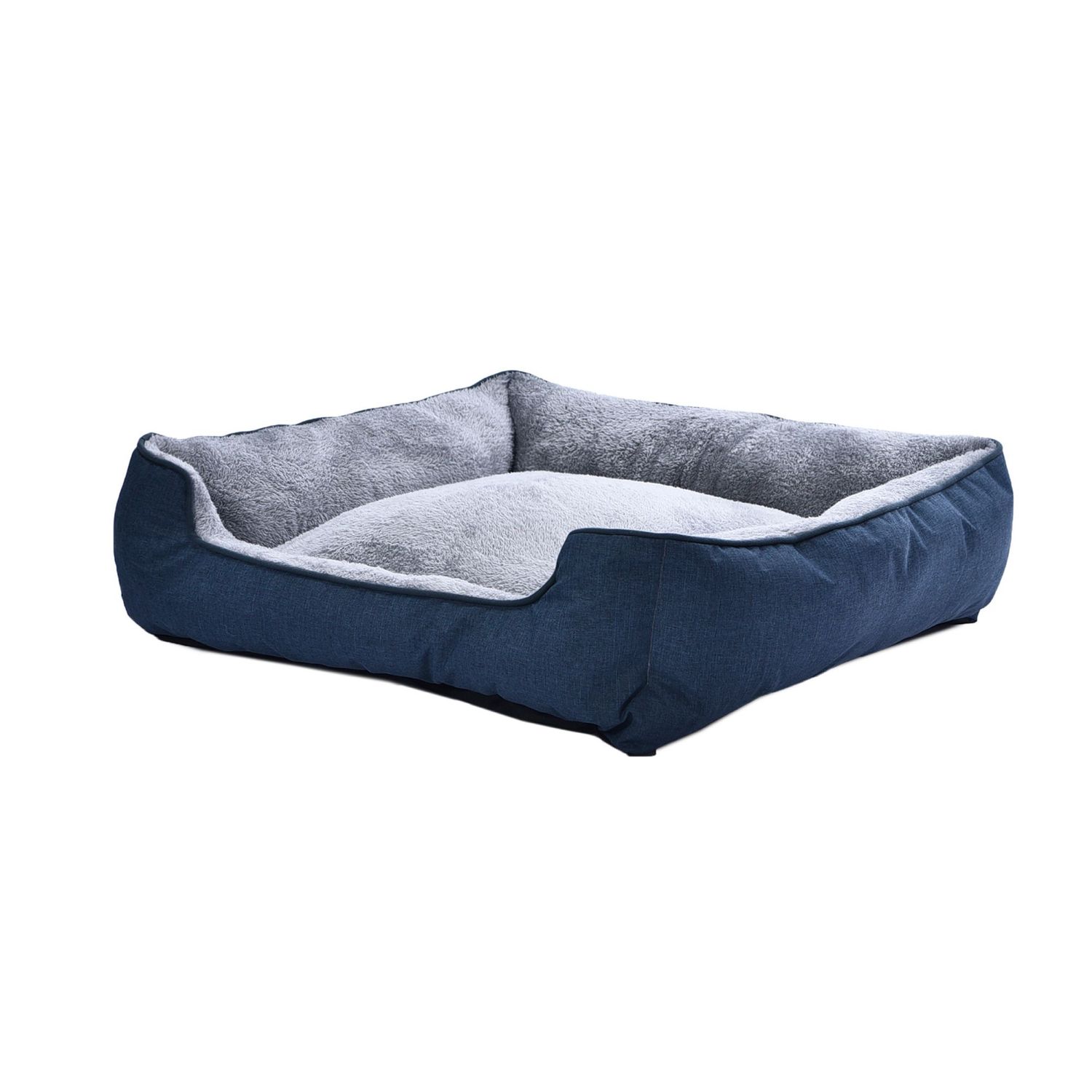 Cama Para Mascotas 75x68x20cm Mediana Azul Petizoos